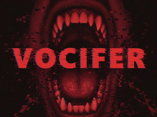 VOCIFER cover art: a screaming mouth behind the VOCIFER title